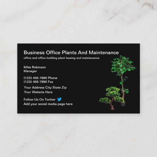 Office Plant Maintenance And Leasing