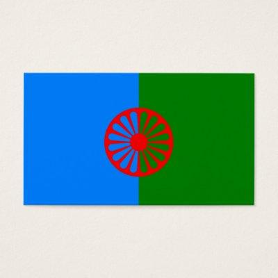 Official Romany gypsy flag