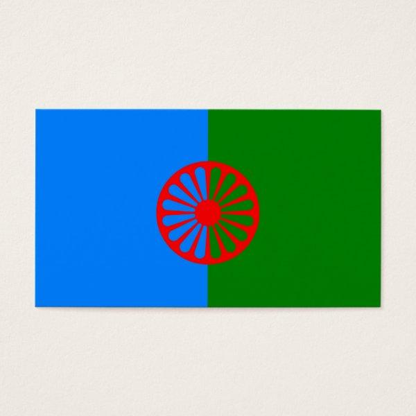 Official Romany gypsy flag