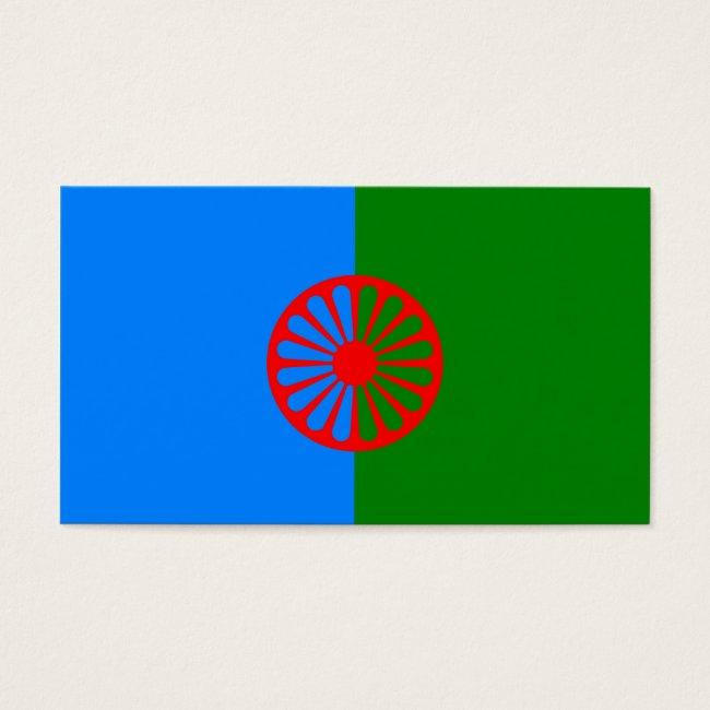 Official Romany gypsy flag