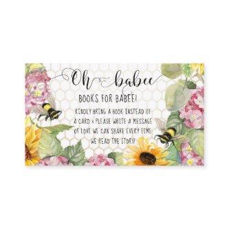 Oh Babee Bumblebee Sunflower Girl Books for Baby B