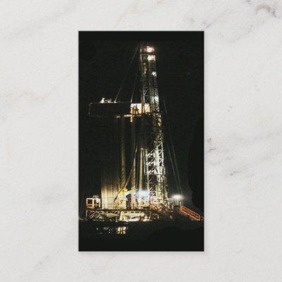 Oil And Gas Industry  Lit Rig