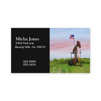 Oil Pump With American Flag