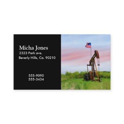 Oil Pump With American Flag