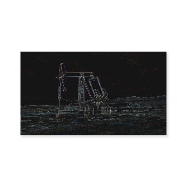 Oilfield Pumping Unit in Black