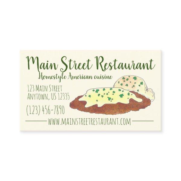 Oklahoma Chicken Fried Steak Restaurant Food