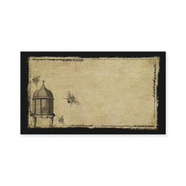 Ol' Beeskep & Bees- Prim Biz Cards
