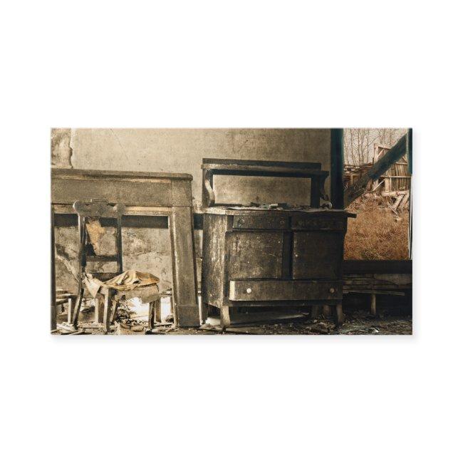 Old Abandoned Antique Furniture