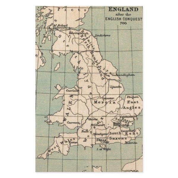 Old England Map Stationery