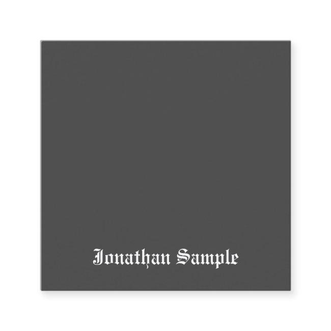 Old English Text Black White Nostalgic Template Square