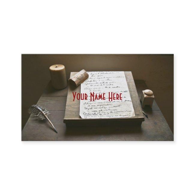 Old Fashioned Writing