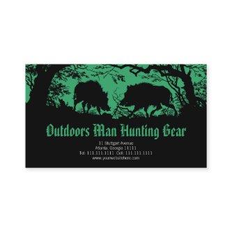 Old German Wild Boar in the Forest