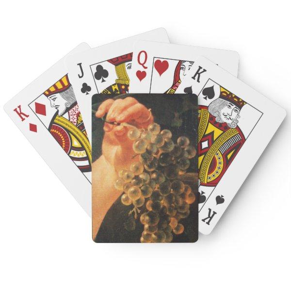 OLD GRAPE VINEYARD POKER CARDS