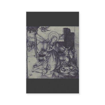 Old Nativity scene og Jesus Christ