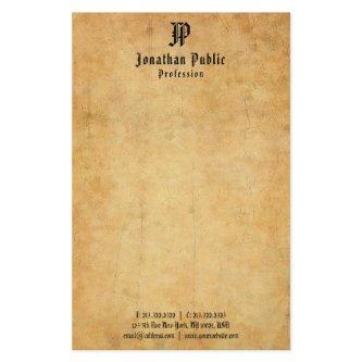 Old Paper Look Typography Elegant Vintage Template