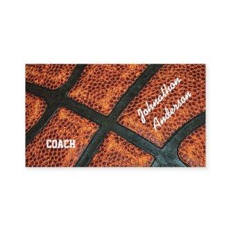 Old Retro Basketball Autographed Coach