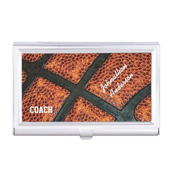 Old Retro Basketball Autographed Coach Case For
