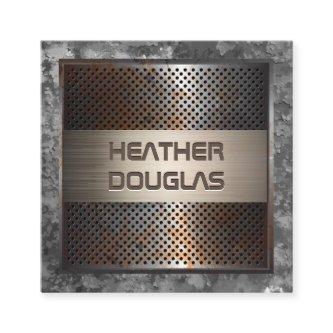 Old Rusty Metal | Vintage Background Square