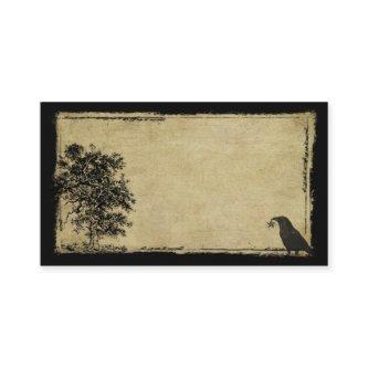 Old Tree, Crow & Star- Prim Biz Cards