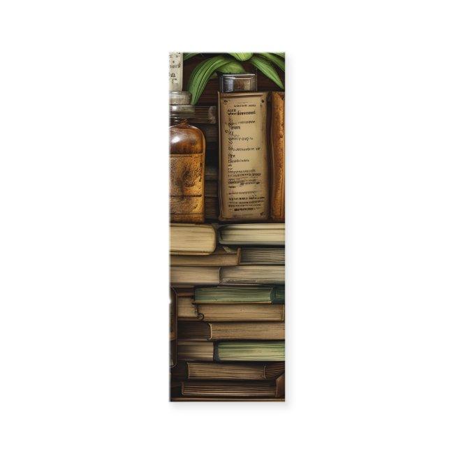 Old Weathered Books on a Stable Leather Cover Mini