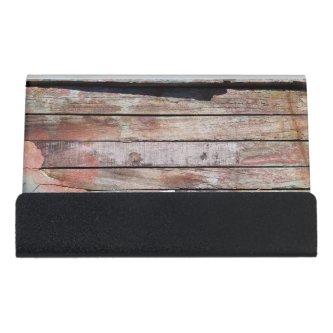 Old wood rustic boat wooden plank desk  holder
