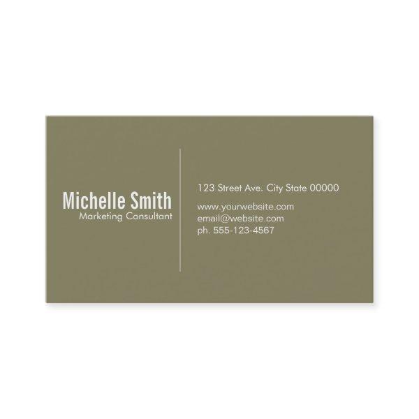 Olive background with Divider Line