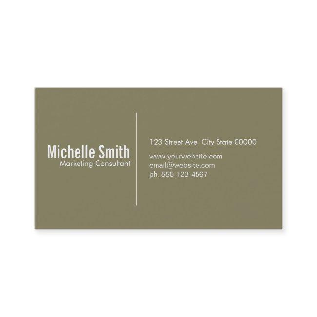 Olive background with Divider Line