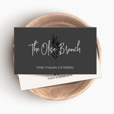 Olive Branch Italian or Greek Catering Chef   Bus
