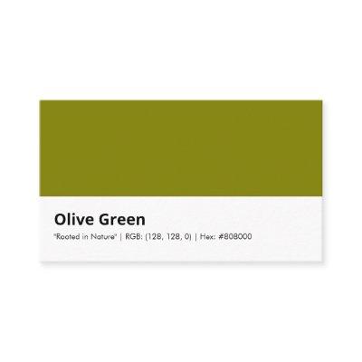 Olive Green , "Rooted in Nature"