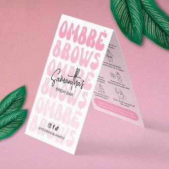 Ombré Brows After Care Retro Pink Logo Powder Brow