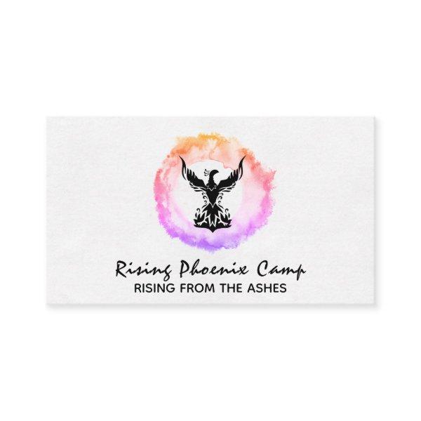 *~* Ombre Hot Pink Ring of Fire Black Phoenix