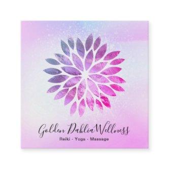 *~* Ombre  Mandala Dahlia Blue Pink Violet AP2 Square