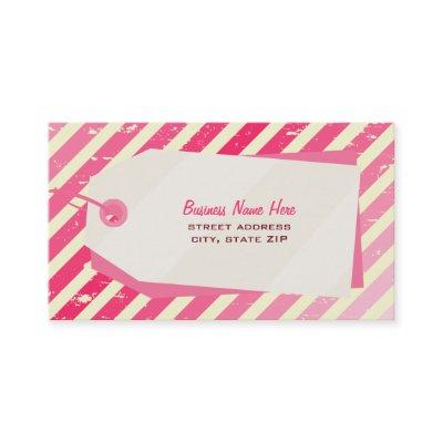 Ombre Stripes & Shopping Tag Retail