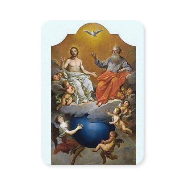 Omnipotentia Patris Holy Trinity Prayer Card