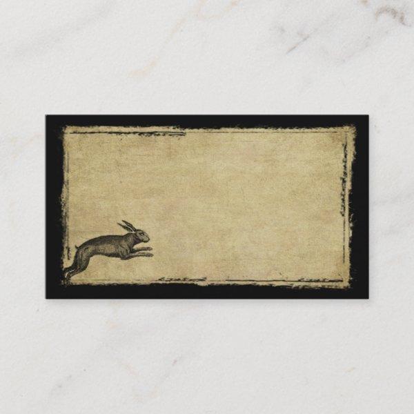 One Leaping Hare- Prim Biz Cards