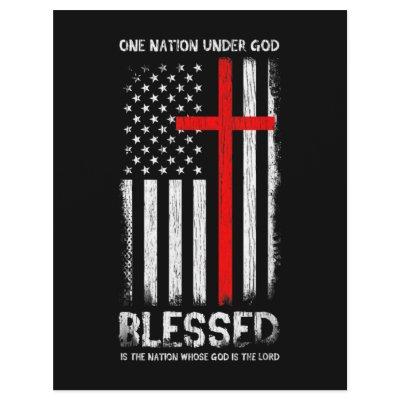One Nation under God USA Patriot Veteran Letterhead