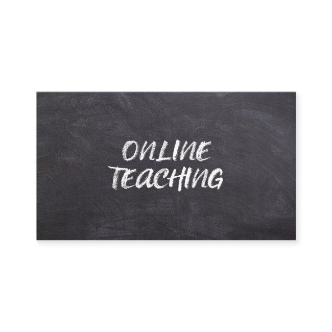 Online Teaching Virtual Teacher Tutor Education