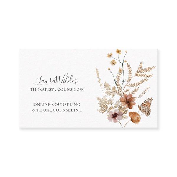 Online Therapist Counselor Wildflowers