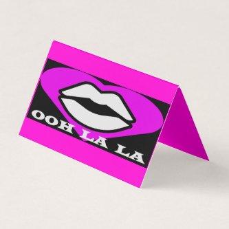 OO La La design pink and black beauty theme French