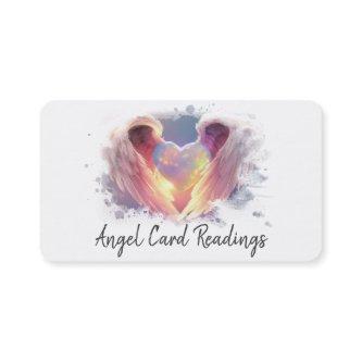 *~* Opal Heart Angel Wings AP78 Blue QR