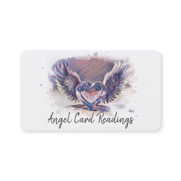 *~* Opal Heart Angel Wings AP78 Strong Lines QR
