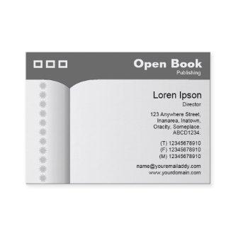 Open Book - Gray 666666