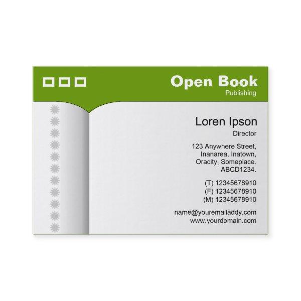Open Book - Green 669900
