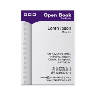 Open Book (Vertical) - Deep Purple 330066