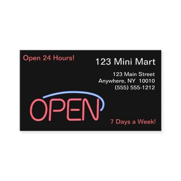 Open For Business