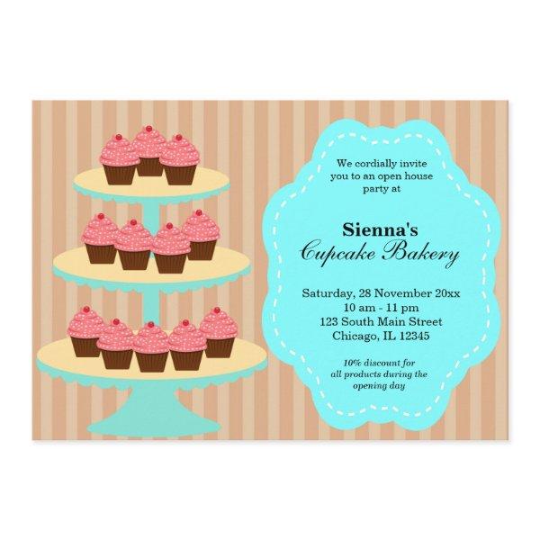 Open House Bakery business Invitation