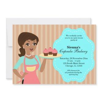 Open House Bakery business Invitation