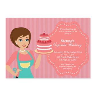 Open House Bakery business Invitation