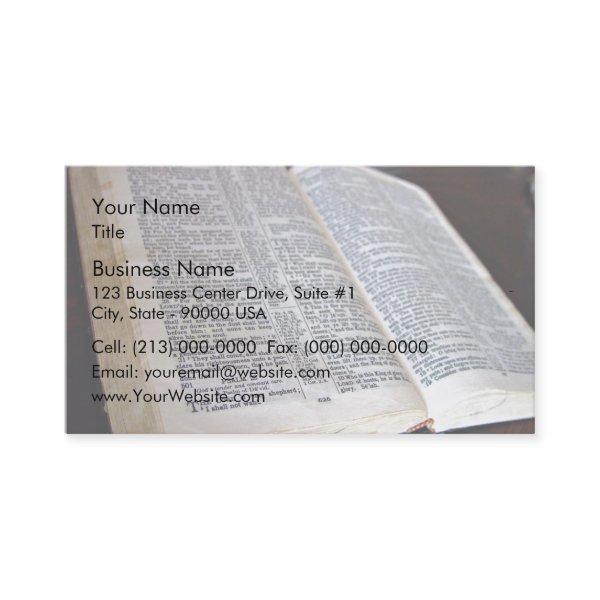 Opened Bible