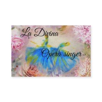 Opera singer ballerina